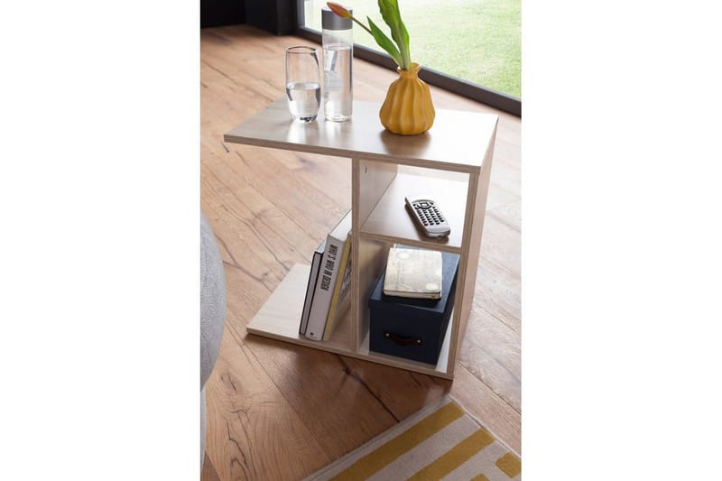 Sidebord Wohnling foliert sponplate 50 cm, moderne loftstil Sonoma - Sonoma - Møbler - Bord - Avlastningsbord - Lampebord & sidebord
