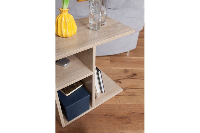 Sidebord Wohnling foliert sponplate 50 cm, moderne loftstil Sonoma - Sonoma - Møbler - Bord - Avlastningsbord - Lampebord & sidebord
