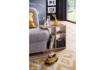 Sidebord Wohnling foliert sponplate 50 cm, moderne loftstil Sonoma - Sonoma - Møbler - Bord - Avlastningsbord - Lampebord & sidebord