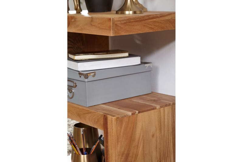 Sidebord Wohnling Heltre, S kube, landlig stil Akasie - Akasie - Møbler - Bord - Avlastningsbord - Lampebord & sidebord