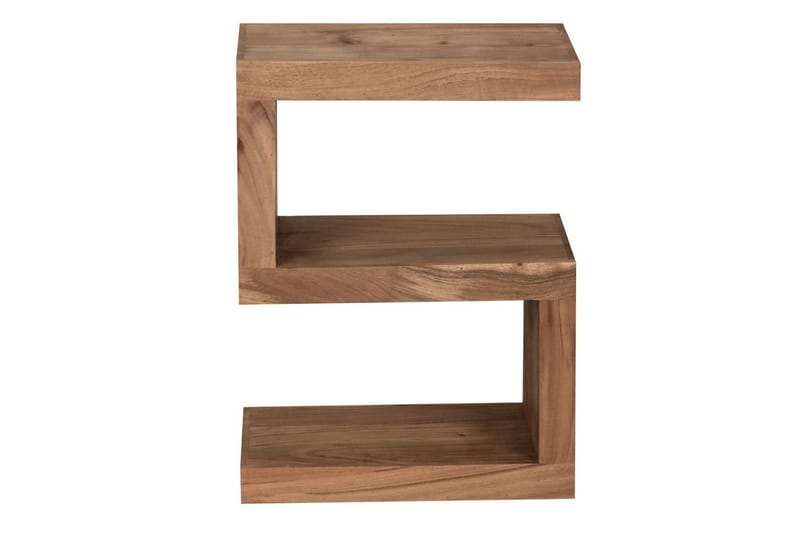 Sidebord Wohnling Heltre, S kube, landlig stil Akasie - Akasie - Møbler - Bord - Avlastningsbord - Lampebord & sidebord