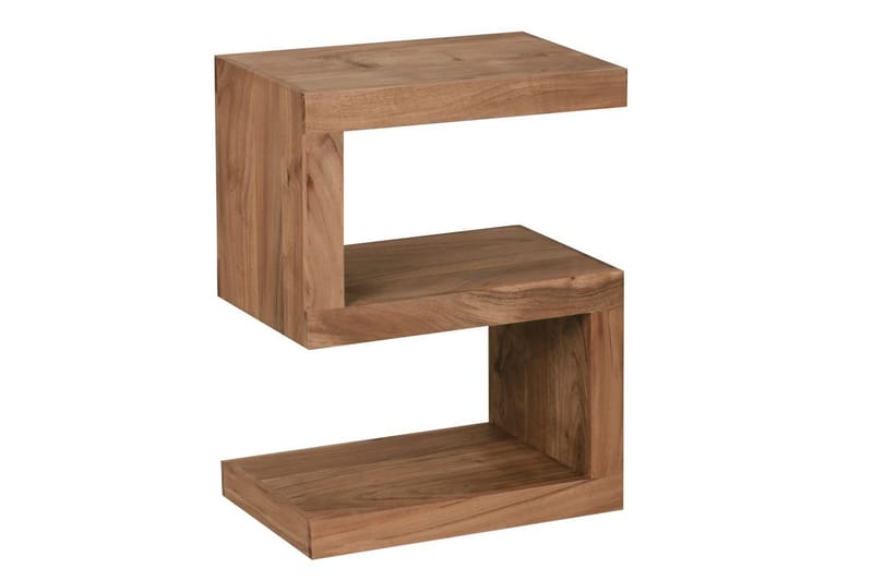 Sidebord Wohnling Heltre, S kube, landlig stil Akasie - Akasie - Møbler - Bord - Avlastningsbord - Lampebord & sidebord