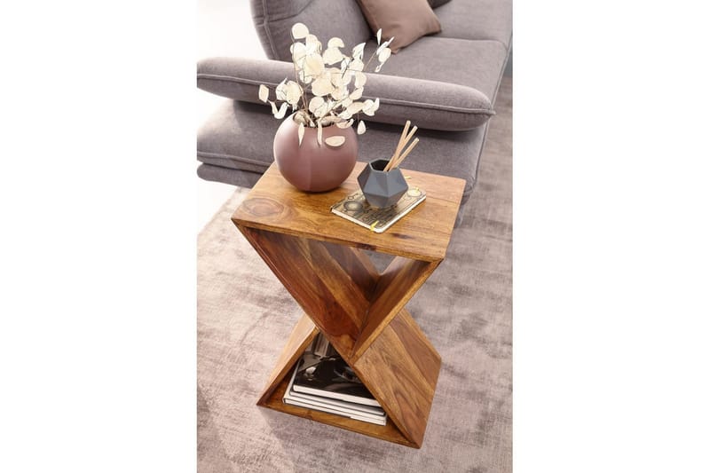 Sidebord Wohnling Heltre X-form med lagringsplass landstil - Møbler - Bord - Avlastningsbord - Lampebord & sidebord