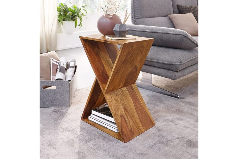 Sidebord Wohnling Heltre X-form med lagringsplass landstil - Møbler - Bord - Avlastningsbord - Lampebord & sidebord