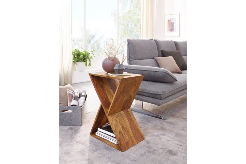 Sidebord Wohnling Heltre X-form med lagringsplass landstil - Møbler - Bord - Avlastningsbord - Lampebord & sidebord