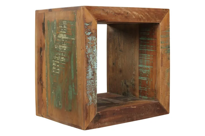 Sidebord Wohnling Massivt resirkulert treverk Kolkutta kube industriell, undefined