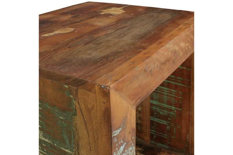 Sidebord Wohnling Massivt resirkulert treverk Kolkutta kube industriell - Møbler - Bord - Avlastningsbord - Lampebord & sidebord