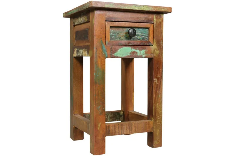 Sidebord Wohnling Massivt resirkulert treverk Kolkutta skuff industriell, undefined