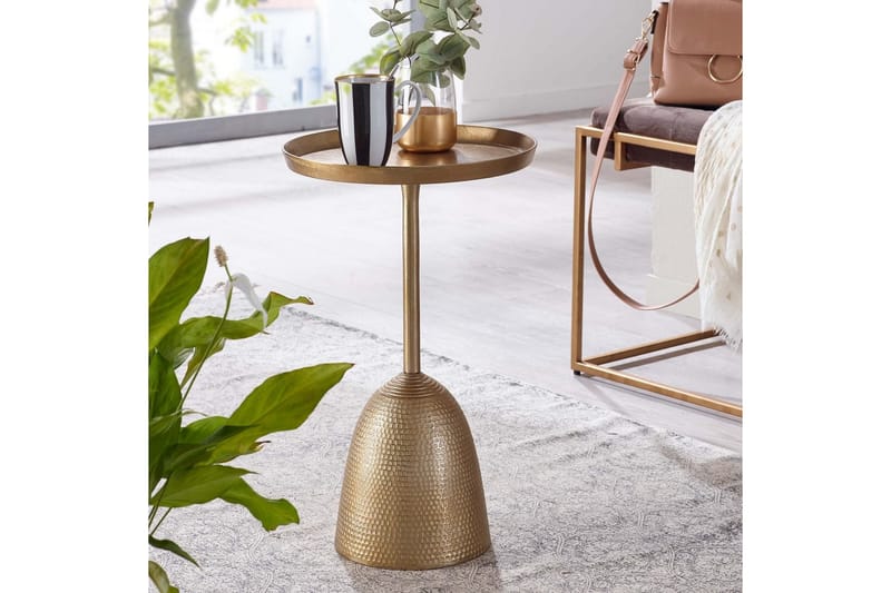 Sidebord Wohnling Metall Rund 33 cm Designbase Moderne - Møbler - Bord - Avlastningsbord - Lampebord & sidebord