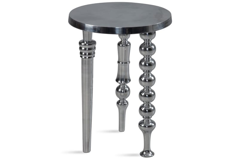 Sidebord Wohnling Metall Rund 44 cm med 3 Forskjellige Ben Moderne - Møbler - Bord - Avlastningsbord - Lampebord & sidebord