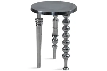Sidebord Wohnling Metall Rund 44 cm med 3 Forskjellige Ben Moderne - Møbler - Bord - Avlastningsbord - Lampebord & sidebord