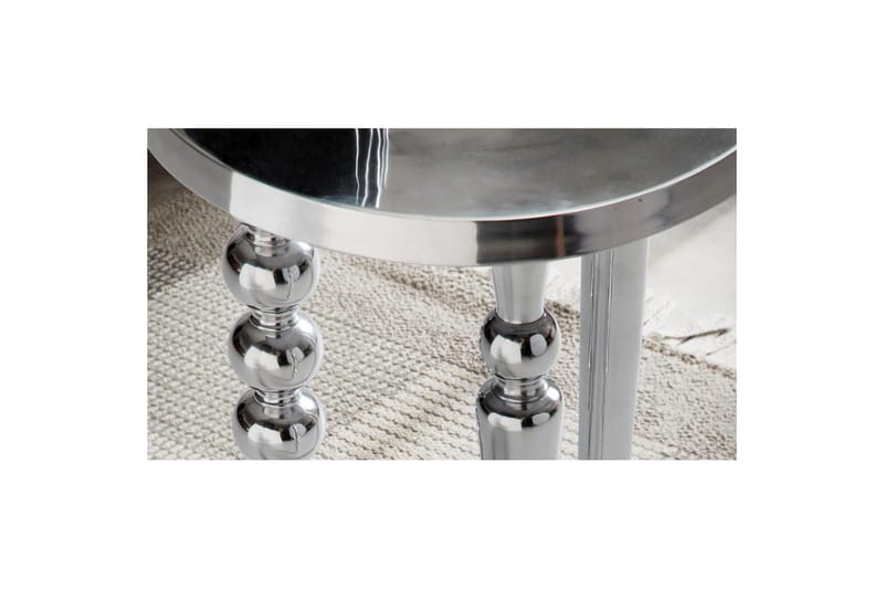 Sidebord Wohnling Metall Rund 44 cm med 3 Forskjellige Ben Moderne - Møbler - Bord - Avlastningsbord - Lampebord & sidebord