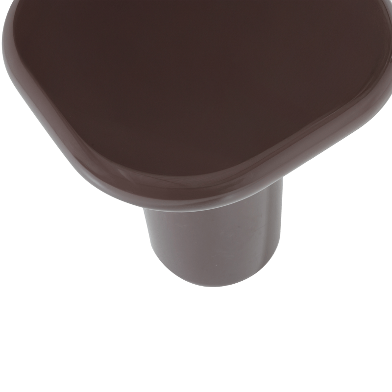 Sidebord Zava 50 cm - Mørk brun - Møbler - Bord - Avlastningsbord - Lampebord & sidebord