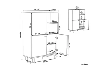 Sidebord Paramount - Møbler - Bord - Avlastningsbord - Lampebord & sidebord