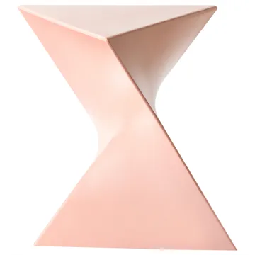 Sidebord Pecos 40x40 cm - Pastellrosa - Møbler - Bord - Avlastningsbord - Lampebord & sidebord
