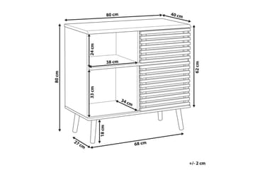 Sidebord Perth - Møbler - Bord - Avlastningsbord - Lampebord & sidebord