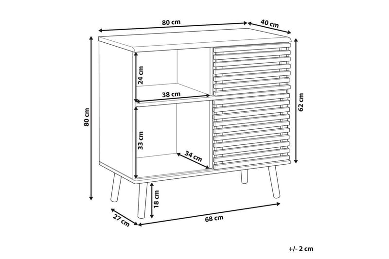 Sidebord Perth - Møbler - Bord - Avlastningsbord - Lampebord & sidebord