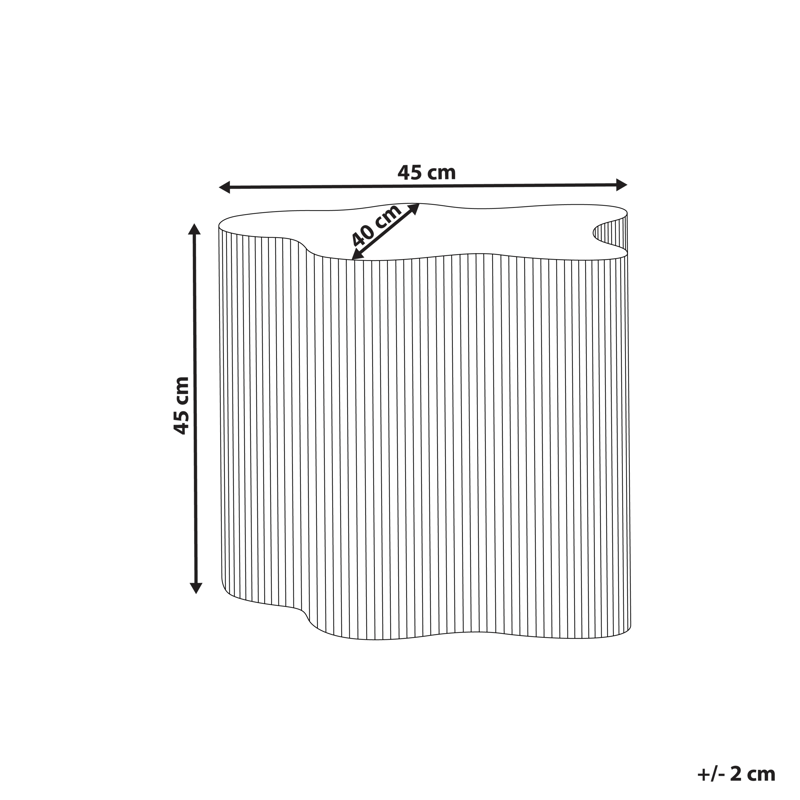 Sidebord Perry - Off-white - Møbler - Bord - Avlastningsbord - Lampebord & sidebord