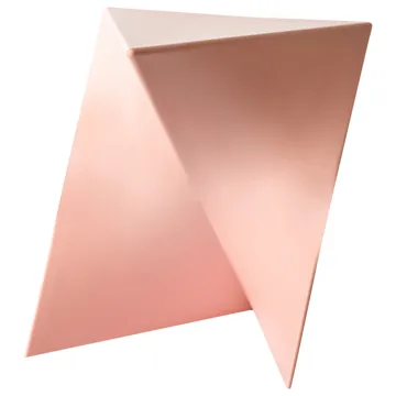 Sidebord Pecos 40x40 cm - Pastellrosa - Møbler - Bord - Avlastningsbord - Lampebord & sidebord