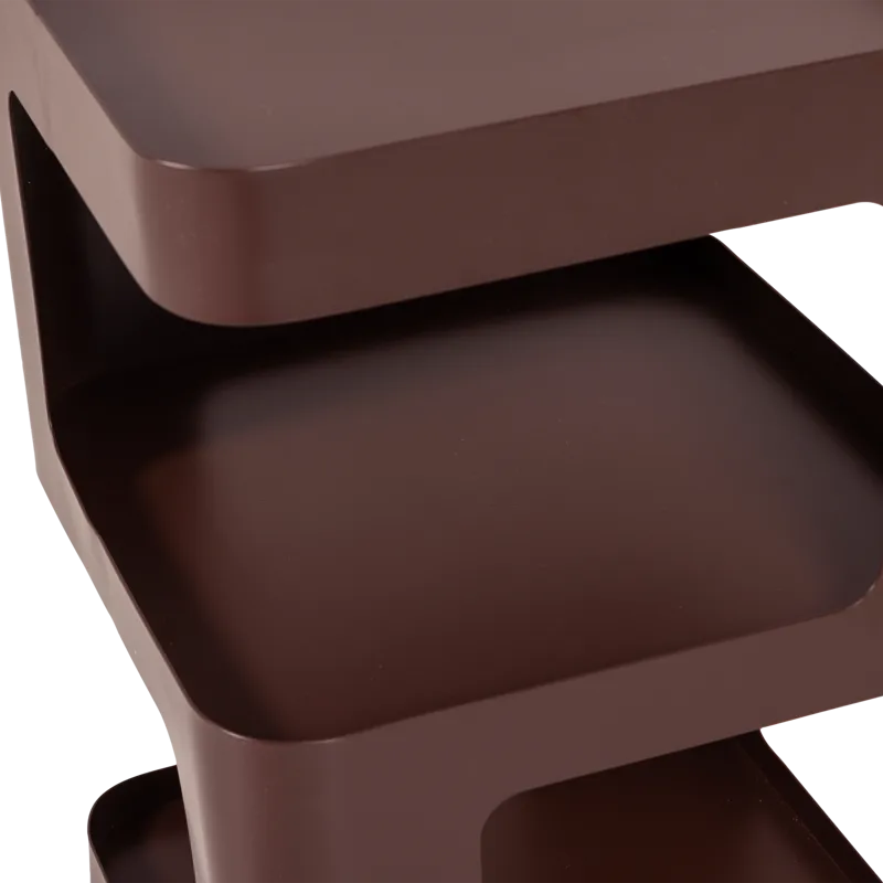 Sidebord/Nattbord Riv 35 cm - Lilla/Brun - Møbler - Bord - Avlastningsbord - Sengebord & nattbord