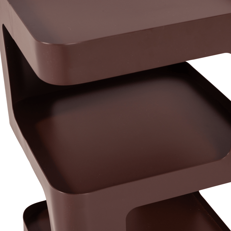 Sidebord/Nattbord Riv 35 cm - Lilla/Brun - Møbler - Bord - Avlastningsbord - Sengebord & nattbord