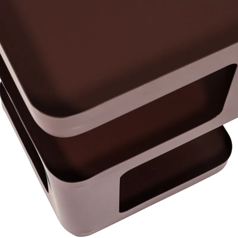 Sidebord/Nattbord Riv 35 cm - Lilla/Brun - Møbler - Bord - Avlastningsbord - Sengebord & nattbord