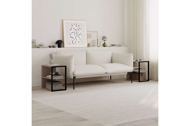 Sidebordsett Echo Lys mokka - Lys mokka - Møbler - Bord - Avlastningsbord - Lampebord & sidebord