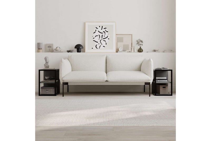 Sidebordsett Echo Retro Grå - Retro Grå - Møbler - Bord - Avlastningsbord - Lampebord & sidebord