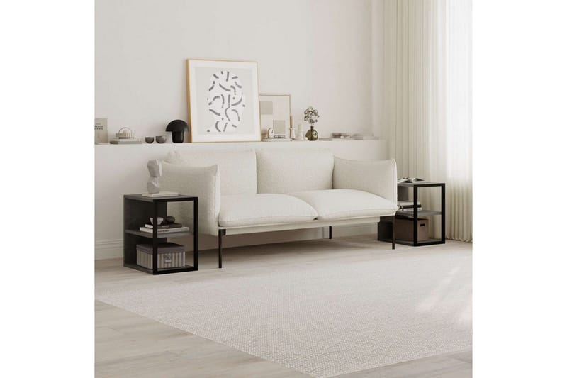 Sidebordsett Echo Retro Grå - Retro Grå - Møbler - Bord - Avlastningsbord - Lampebord & sidebord