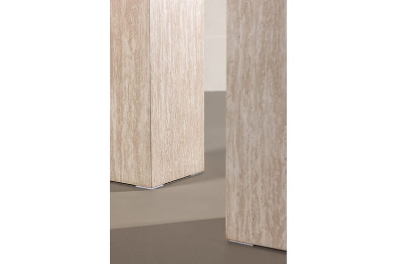 Sidebordsett VIND Ramsvik 2 stk Rektangulære 95 cm/65 cm Beige - Møbler - Bord - Avlastningsbord - Settbord