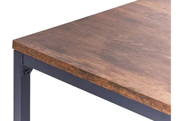 Sidobord mörkt trä med svart KENNER Black||Dark wood - Møbler - Bord - Avlastningsbord - Lampebord & sidebord