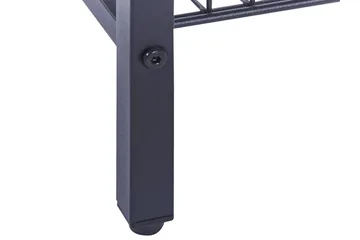 Sidobord mörkt trä med svart KENNER Black||Dark wood - Møbler - Bord - Avlastningsbord - Lampebord & sidebord