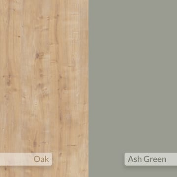 Silena Nattbord 40 cm - Askgrønn og Sapphire Oak - Møbler - Bord - Avlastningsbord - Sengebord & nattbord