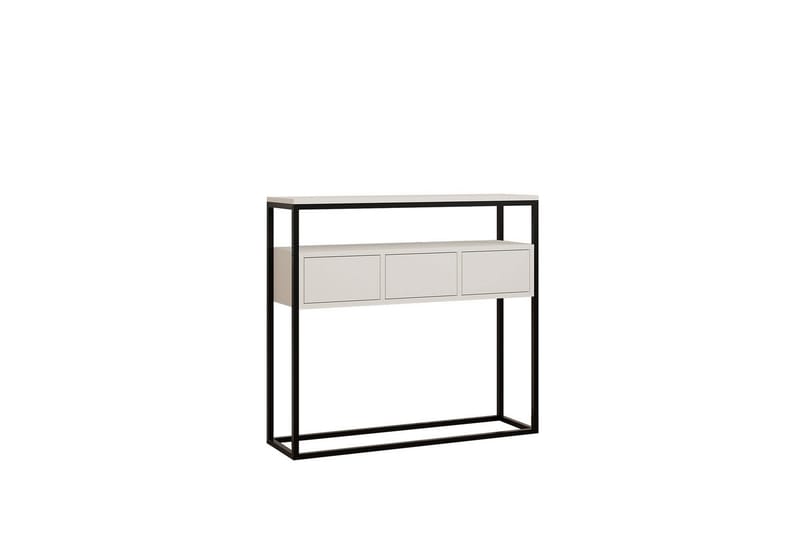 Skinke konsollbord 100 cm - Hvit - Møbler - Bord - Avlastningsbord - Gangbord