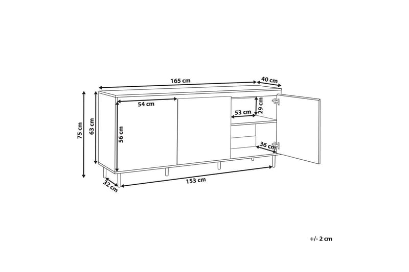 Skjenk Nikea - Møbler - Bord - Avlastningsbord - Lampebord & sidebord