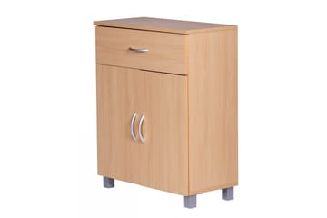 Skjenk Wohnling Foliert sponplate 60 x 75 cm 2 dører 1 skuff Moderne stil - Oppbevaring - Oppbevaringsmøbler - Sideboard & skjenker