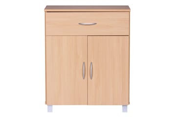 Skjenk Wohnling Foliert sponplate 60 x 75 cm 2 dører 1 skuff Moderne stil - Oppbevaring - Oppbevaringsmøbler - Sideboard & skjenker