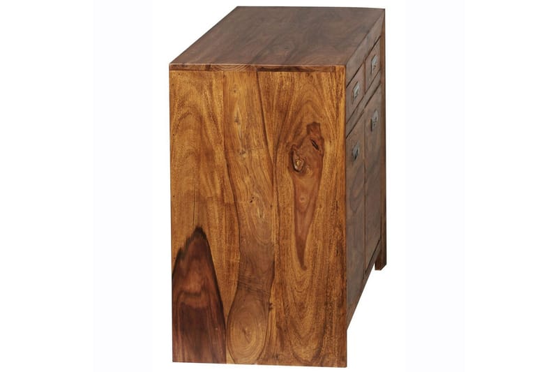 Skjenk Wohnling Massivt tre 90 cm 2 dører 2 skuffer landlig stil - Møbler - Bord - Avlastningsbord - Gangbord