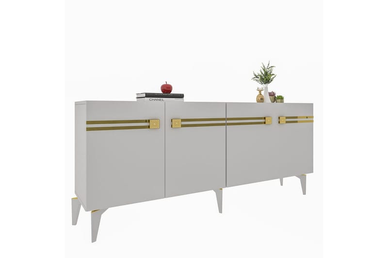 Slobidka Konsollbord 150 cm - Gull/Hvit - Møbler - Bord - Avlastningsbord - Gangbord