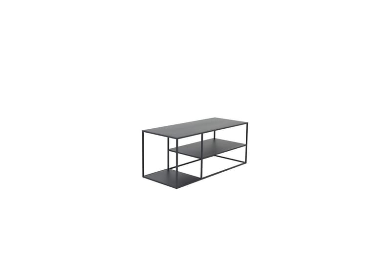 Sofabord Staal - Svart, 120x50x50 - Møbler - Bord - Avlastningsbord - Gangbord