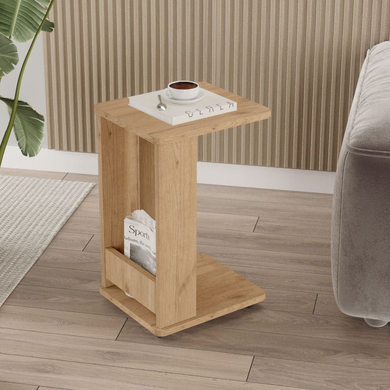 Solven Sidebord 32x42x55 cm - Eik - Møbler - Bord - Avlastningsbord - Lampebord & sidebord