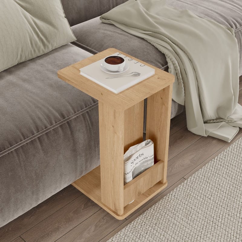 Solven Sidebord 32x42x55 cm - Eik - Møbler - Bord - Avlastningsbord - Lampebord & sidebord