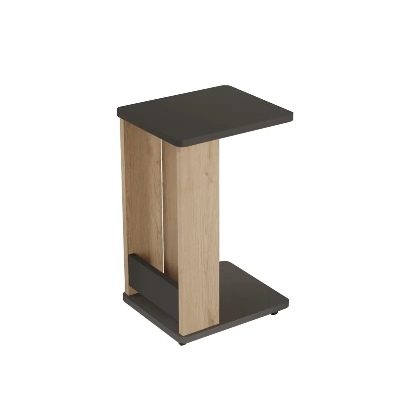Solven Sidebord 32x42x55 cm, Eik/Antrasitt