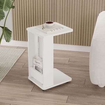 Solven Sidebord 32x42x55 cm - Hvit - Møbler - Bord - Avlastningsbord - Lampebord & sidebord
