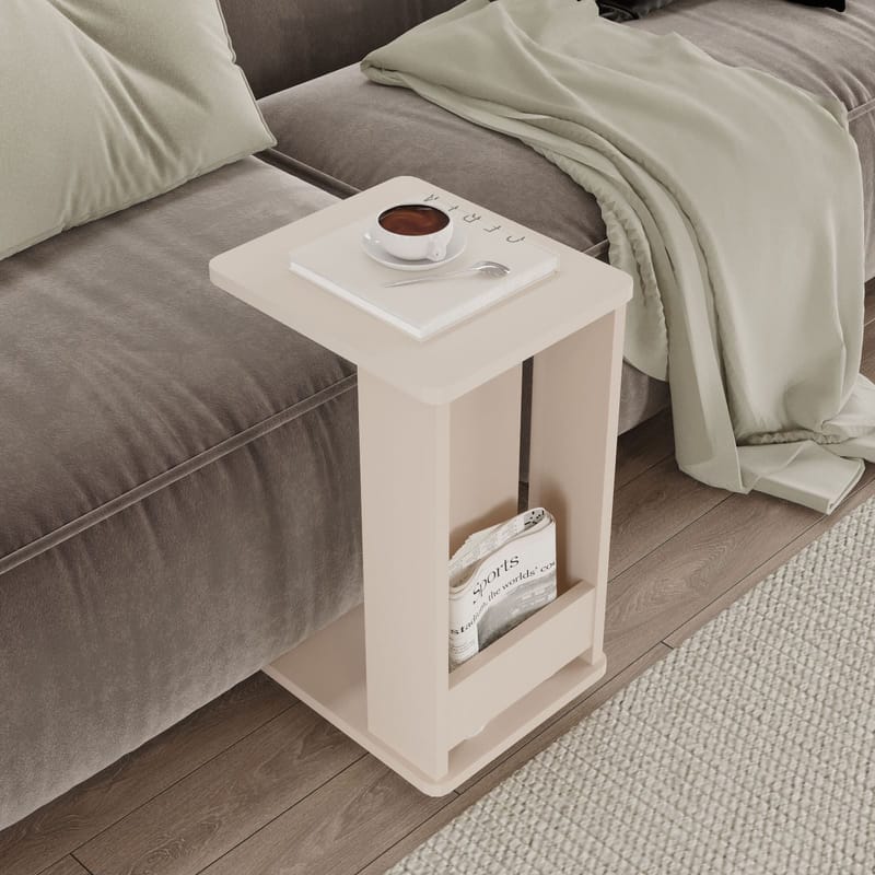 Solven Sidebord 32x42x55 cm - Sand - Møbler - Bord - Avlastningsbord - Lampebord & sidebord