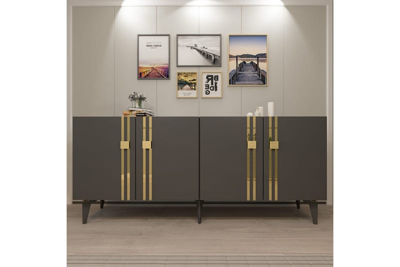 Sorab Konsollbord 150 cm - Antrasitt - Møbler - Bord - Avlastningsbord - Gangbord