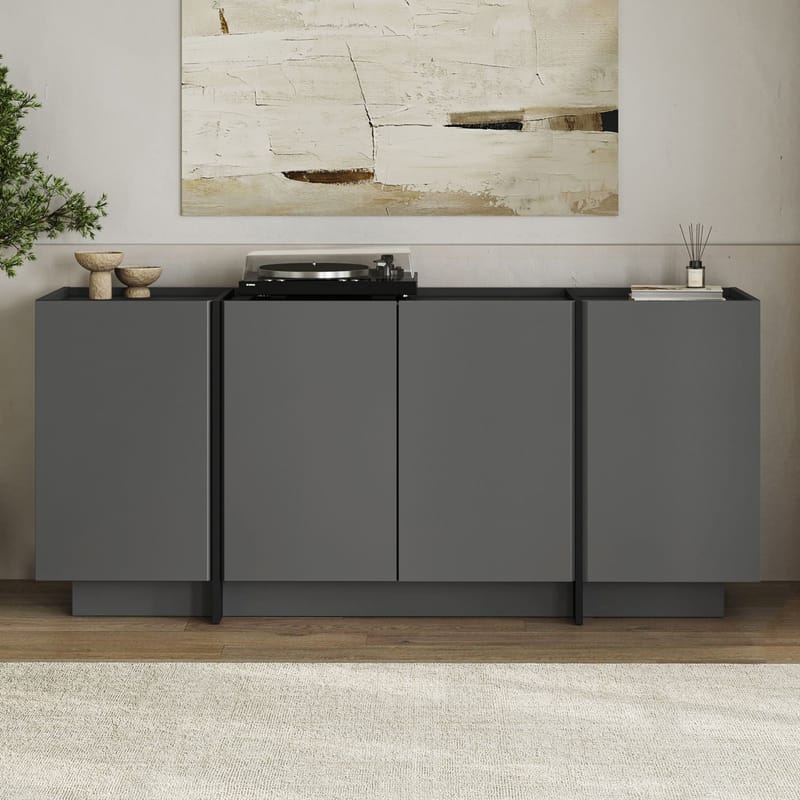 Sorlan Konsollbord 180 cm - Antrasitt, svart - Møbler - Bord - Avlastningsbord - Gangbord