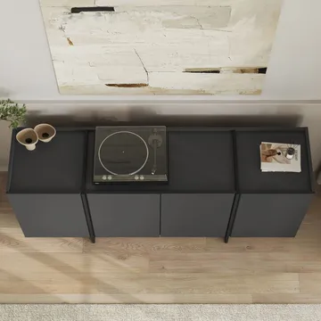 Sorlan Konsollbord 180 cm - Antrasitt/Svart - Møbler - Bord - Avlastningsbord - Gangbord