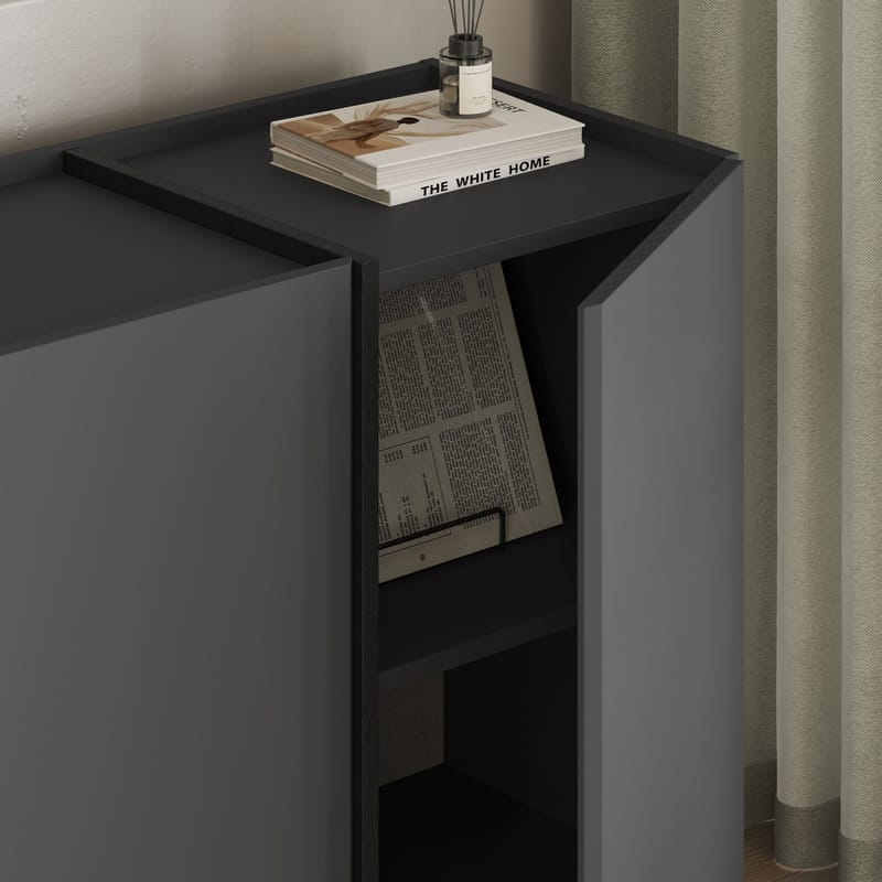 Sorlan Konsollbord 180 cm - Antrasitt/Svart - Møbler - Bord - Avlastningsbord - Gangbord