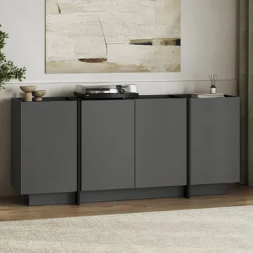 Sorlan Konsollbord 180 cm - Antrasitt/Svart - Møbler - Bord - Avlastningsbord - Gangbord